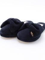 narue(ナルエー) ベロアリボン スリッパ/ライトパープル(081)