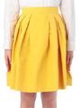 グログランフレアスカート/マスタード(033)