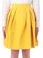 グログランフレアスカート/マスタード(033)