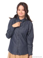 シャキシャキシャツ デニム/Indigo