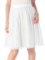 ストライプ×チュールスカート/ライトブルー(391)