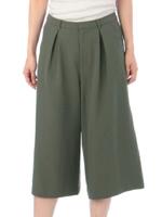 タックガウチョパンツ/ダークグリーン(023)