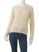 バックレースアップニットＴＯＰＳ/グレー