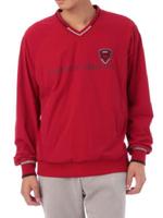 プリントVネックサイドジップブルゾン/ブルー系(094)