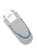 ボーダーカバーソックス/グレー(512)