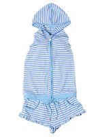 ボーダーセパレーツビキニセット/ブルー