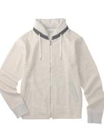 ミドルダブルフェイスボリュームネックパーカー/ホワイト(002)