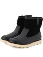 異素材切り替えショートブーツ/キャメル(041)