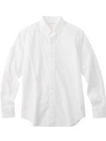 綿ブロード 刺しゅう入りBDシャツ/ホワイト(001)