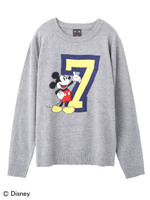 【Disney Collection】MICKEYKNIT TOP/BLACK
