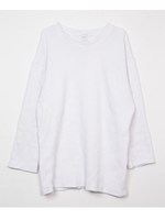 【IKUMI】RIB SHIRT/ホワイト