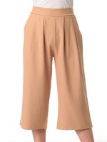 ７分丈ワイドパンツ/ベージュ