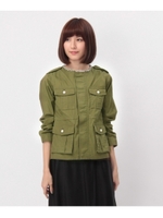 コンパクトギャバジャケット/サンドベージュ(053)