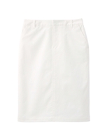 チノストレッチスカート/ホワイト(002)