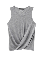 フロントクロスタンクトップ/グレー(012)