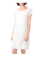 総レースサックワンピース/ホワイト(001)