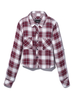 Rails ショートチェックシャツ/レッド(262)