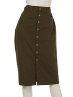 【ANAP】フロントボタンミリタリースカート/KHA