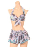 【REBECCA TAYLOR】MIDNIGHT FLORAL/スカートセットビキニ/ホワイト