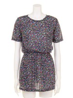 【anap mimpi】小花柄ワンピース/ホワイト(001)