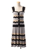 【セット商品】【数量限定】ジグザグニット＆スカート/グレー