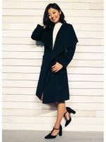 Ｃｕ着流しウール混ＣＴ/ブラック