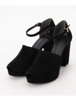 オープントゥヒールサンダル/ダークブラウン(143)