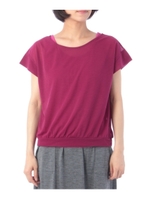 シアーボーダープルオーバー/ピンク系(074)