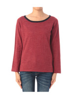 ハイゲージクルーニット/ワインレッド(063)