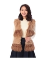 フリンジファーベスト/キャメル(041)