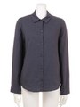 【BED&BREAKFAST】WASHER W GAUZE Shirt/NAVY