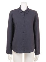 【BED&BREAKFAST】WASHER W GAUZE Shirt/NAVY