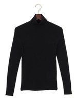 ●JOC 15W リブ タートル　/　ボーダー/OFF-WHITE