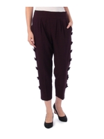 グレンチェック柄リボンパンツ/ボルドー(264)