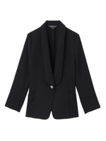 ショールカラーテーラードジャケット/ネイビー(093)