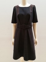 ツィードベルトワンピース/グリーン