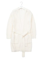 ハーフ丈ニットカーディガン/OWHT