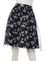 フラワーチュールスカート/オフホワイト