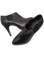 ローカットサイドゴアブーティー/PU/ブラック