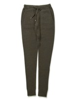 畦編ニットパンツ/ブラック