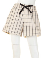 CHECK SHORT PANT/GREY