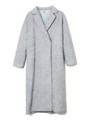 FLEECE CHESTERFIELD COAT/ASH