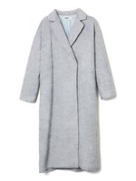 FLEECE CHESTERFIELD COAT/ASH