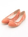 【vanitybeauty】【WEB限定商品】【柔らかソール】チュールレースフラットシューズ/ホワイト