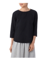 コットンTブラウス/キャメル(041)