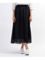 シアーマキシスカート/ダークブラウン(043)