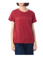 ラバー風ロゴプリントTシャツ/オフホワイト(003)