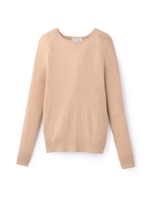 ワイドリブニットプルオーバー/ライトグレー(911)