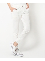 ヴィンテージ風テーパードパンツ/ライトグリーン(021)