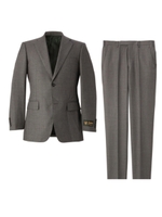 DORMEUIL SPORTEXカラーストライプ4PLYスーツ/ダークグレー(313)